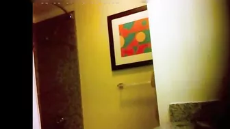 Sassy Sister's Big-Boobied Bathroom Stalking On Hidden Camera, Wow!