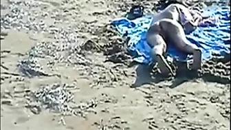Perverted Beach-Goer Sexually Harasses Nude Sunbather With Disgusting Act