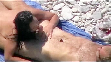 Scandalous! Gaze At This Kinky Russian Duo Engaging In Beachside Oral Pleasure