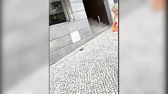 Sultry, Mature Woman, Stealthily Filmed Under Her Skirt While Shopping