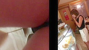 Sultry, Mature Woman, Stealthily Filmed Under Her Skirt While Shopping