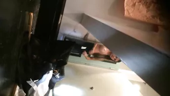 Very Hot Brunette In Naughty Nakedness At The Fitting Room!