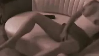 Sultry Mom Secretly Pleasures Herself On Cozy Couch, Caught On Camera!