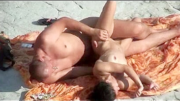 Sexy Nudist Couple Gets Highly Aroused And Passionately Fucks On The Beach