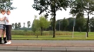 Dutch Couple Fucking in Public Places