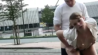 Dutch Couple Fucking in Public Places