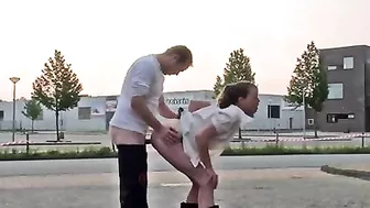 Dutch Couple Fucking in Public Places