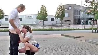 Dutch Couple Fucking in Public Places