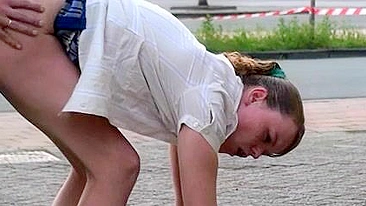 Dutch Couple Fucking in Public Places