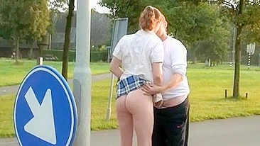 Dutch Couple Fucking in Public Places