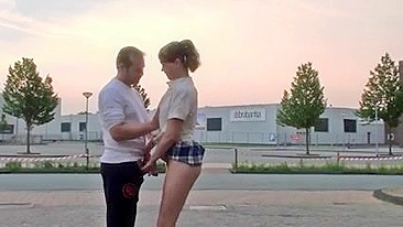 Dutch Couple Fucking in Public Places