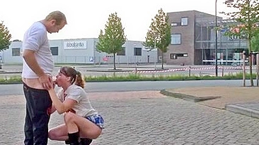 Dutch Couple Fucking in Public Places