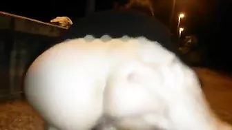 Hot Italian Girlfriend Fucks Outdoor in Public Place