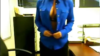 Superbly Sexy Secretary Naked In The Office, How Exciting!