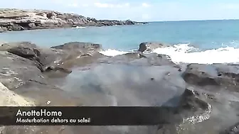 Sensual, Exposed French Wife Enjoying Leisurely Outdoor Seaside Frolic