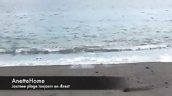 Sensual, Exposed French Wife Enjoying Leisurely Outdoor Seaside Frolic