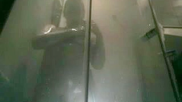 Sneakily Capture Her Exposed Body In The Steamy Shower