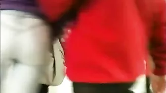 Candid Camera In Public Store Films Sexy, Perfect Fit Ass In Tight Jeans