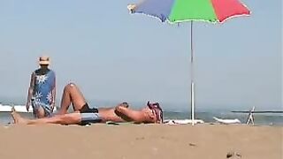 Sexy Mom Surprises With Beach Blowjob, Unforgettable