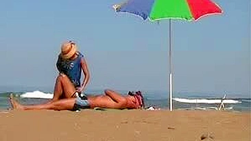 Sexy Mom Surprises With Beach Blowjob, Unforgettable