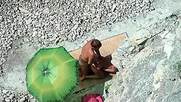 The Horny Couple Engages In Steamy, Passionate Sex At The Beach