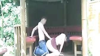 Outdoor Sex Amateur Couple Fucking on the Porch Outdoor Sex Amateur Couple Fucking on the Porch