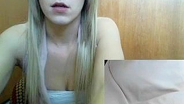 Sweet Girl Pleasing Herself Tits and Pussy in Live Cam Show