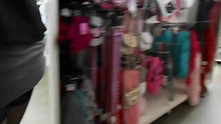 Shocking! Wife Flashes Sexy, Juicy Pussy In Public Store