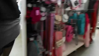 Shocking! Wife Flashes Sexy, Juicy Pussy In Public Store