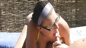 Masturbating At The Beach With Oral Sex And Cum In Mouth, So Erotic And Taboo Masturbating At The Beach With Oral Sex And Cum In Mouth, So Erotic And Taboo