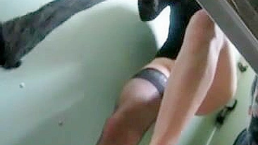 Voyeuristic, Stealthy Camera Captures Sexy Woman's Intimate Dressing Ritual