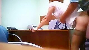 Sultry Office Secretary Screws Sleazy Boss In Concealed Sex Video