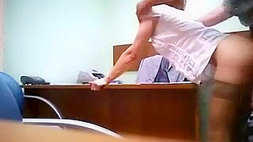 Sultry Office Secretary Screws Sleazy Boss In Concealed Sex Video