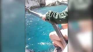 Husband Films His Wife Fucking Friend on the Boat