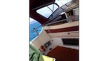 Husband Films His Wife Fucking Friend on the Boat