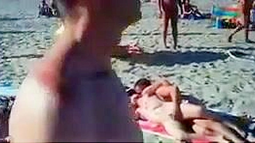 Awkwardly Romp Rampantly Naked, On Public Sand