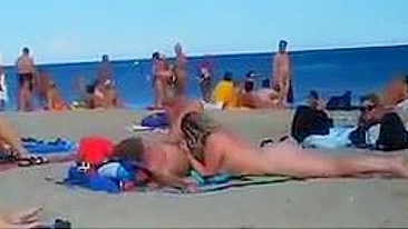 Awkwardly Romp Rampantly Naked, On Public Sand