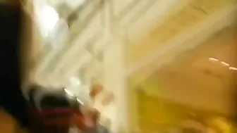 Candid Video Pantyhose Upskirt on a Hot Wife in Public Store