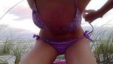 Cute Amateur Chick Masturbates Outside and Records on Camera