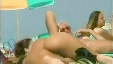 Nude Beach Voyeur Hot Exhibitionist Woman Filmed