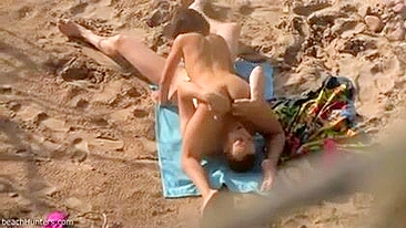 Sneaky Pervert Filming Sexually Charged Beach Couple, Exposes Intimate Moment
