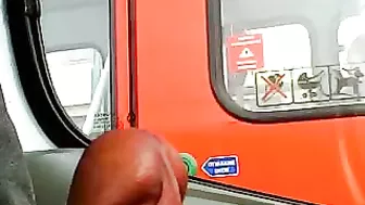 Dick, A Flashing, Sexy Woman In The Bus Desires To Lick And Suck It