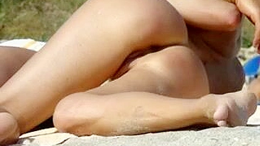 A Lusty Nude Wife, Beach-Bound, Filmed