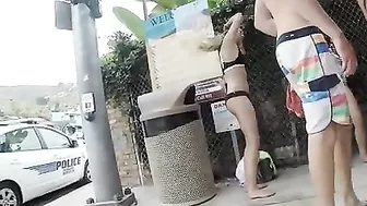 Clandestine Photography Of Seductive, Bikini-Clad Derrières;