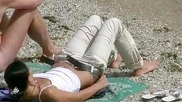 Spy Camera at the Beach Nude Topless Women Filmed