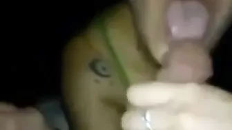 College Chick Blowing and Fucking Her Male Roommate