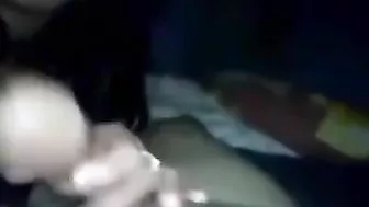 College Chick Blowing and Fucking Her Male Roommate