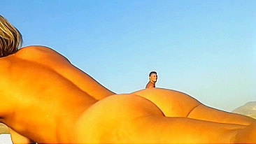 Sultry Nude Beachgoer Filmed By Stealthy Peeping Tom