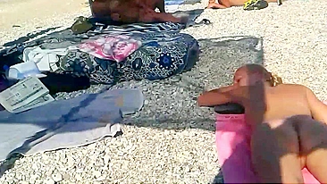 Sexy, Exposed Nude Beach Video Babe, Filmed By Pervy Voyeur Camera!