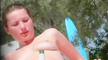 Topless Nude Video Of Boobs Filmed On Voyeur Camera